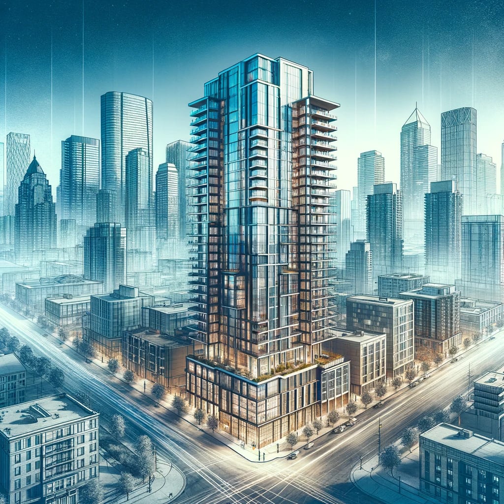 A rendering of the new Lincoln tower that will begin pre-sales in 2024