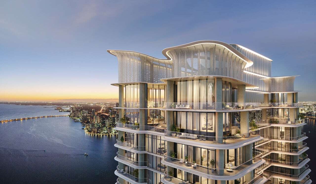 Residences at Mandarin Oriental, Miami, Lists $100 Million Penthouse