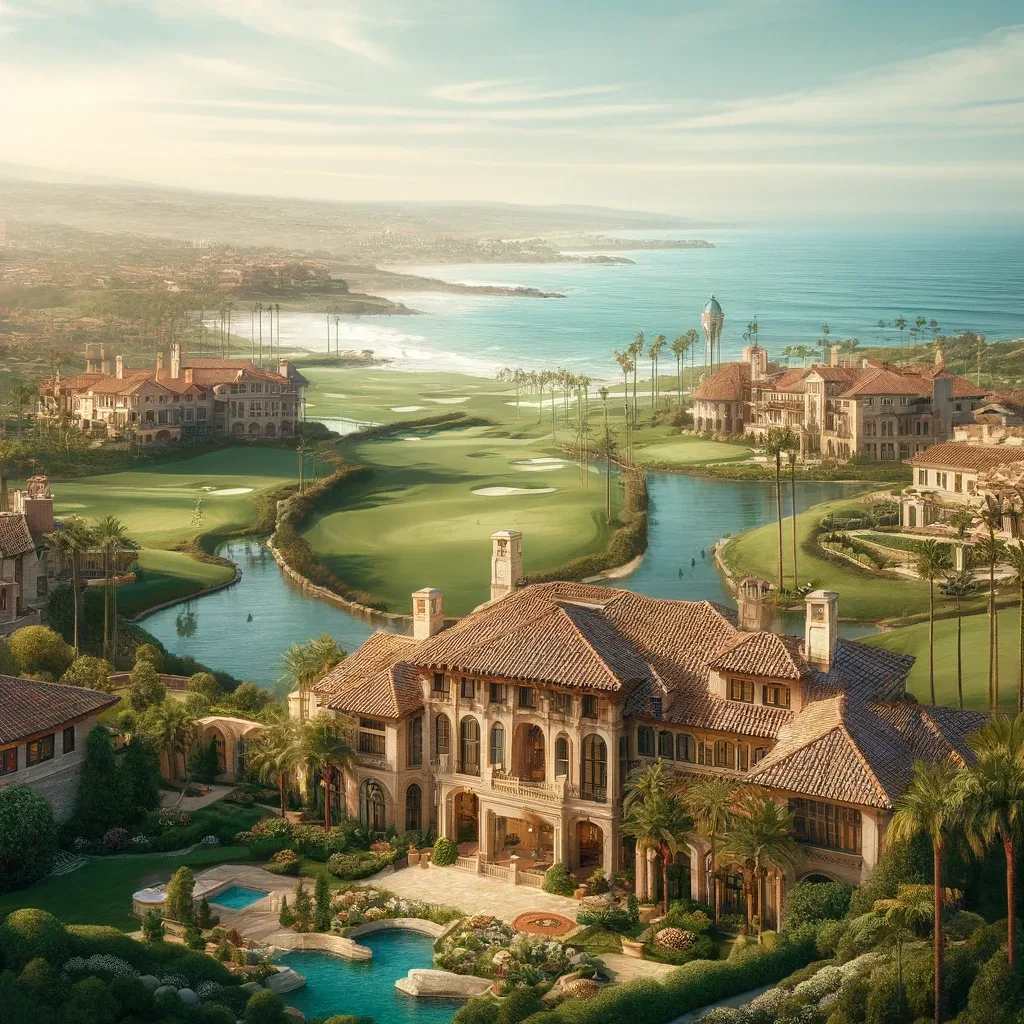 Vista of Newport Coast neighborhood
