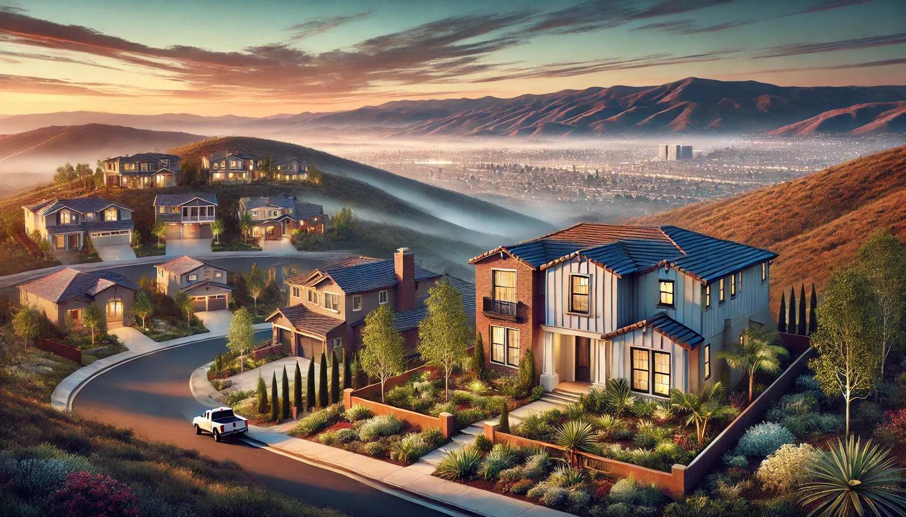 Vista Plaza homes and views, Aliso Viejo