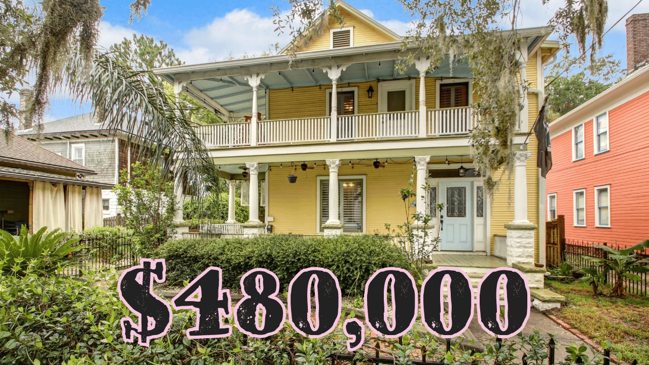 Tour This Spectacular $480,000 Historic Home For Sale in Jacksonville Florida's Historic Springfield