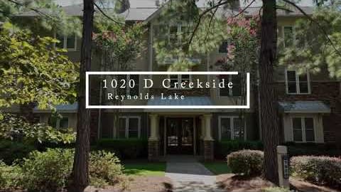 NEW LISTING: 1020D Creekside, Condo in Reynolds Lake Oconee