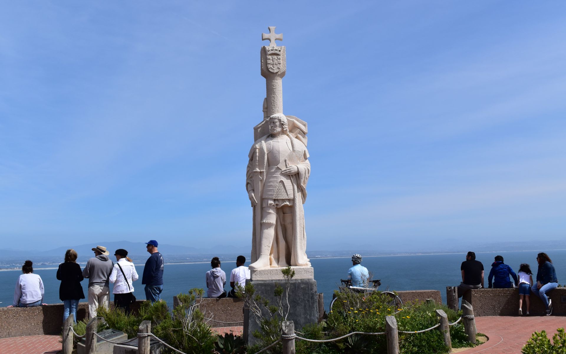 statue of Juan Rodriguez Cabrillo in San Diego