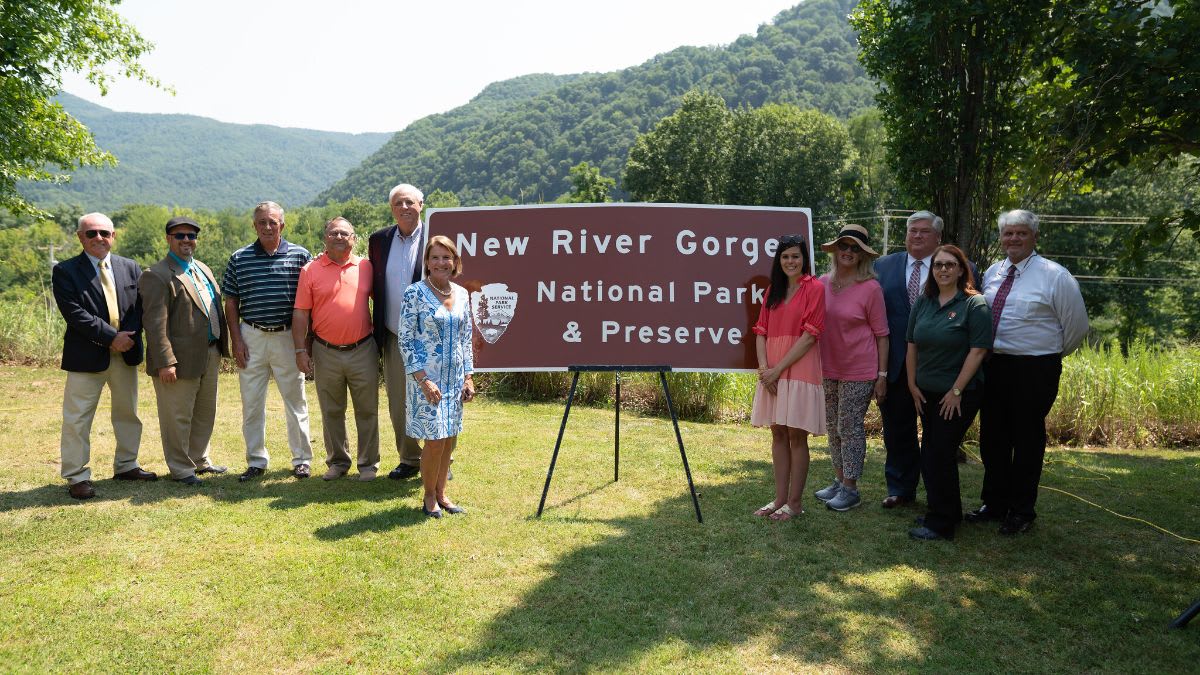 Gov. Justice Unveils New Signage for New River Gorge National Park and Preserve; Park Named to Time’s Annual List of The World’s Greatest Places