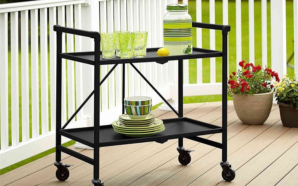 A stocked bar cart is your best friend