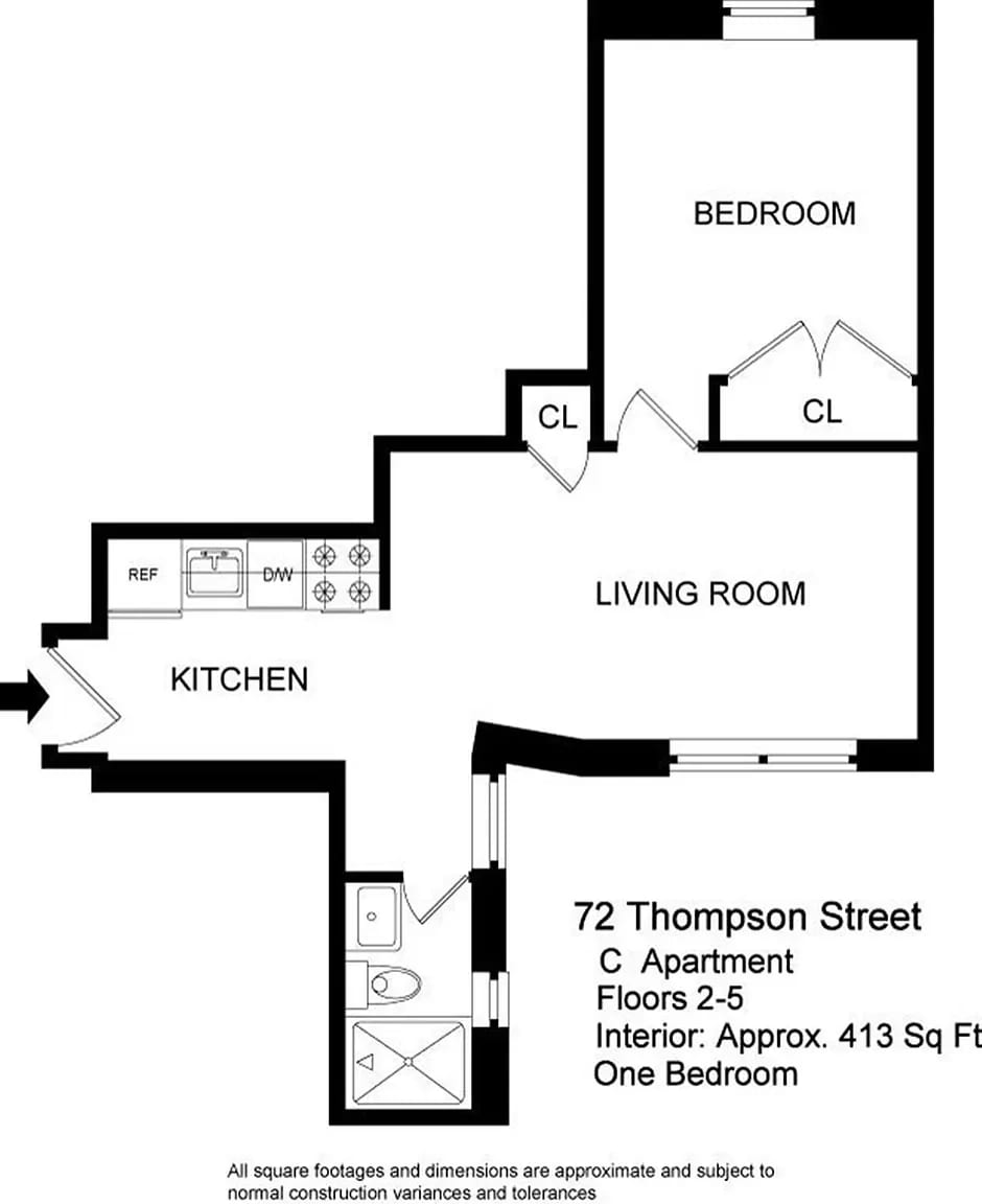 72 Thompson Street Unit: 5-C