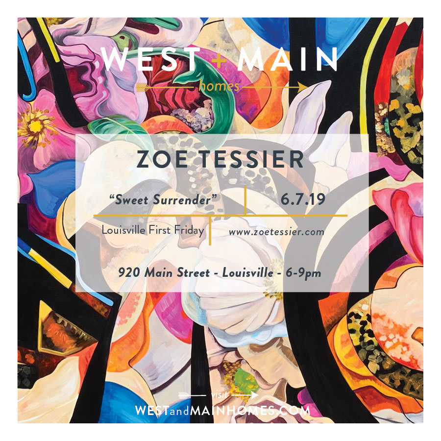 You’re Invited! First Friday Louisville Artwalk Featuring Local Artist Zoe Tessier