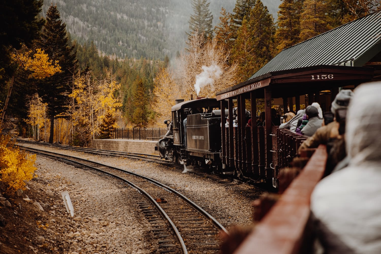 Georgetown loop Colorado scenic fall drives