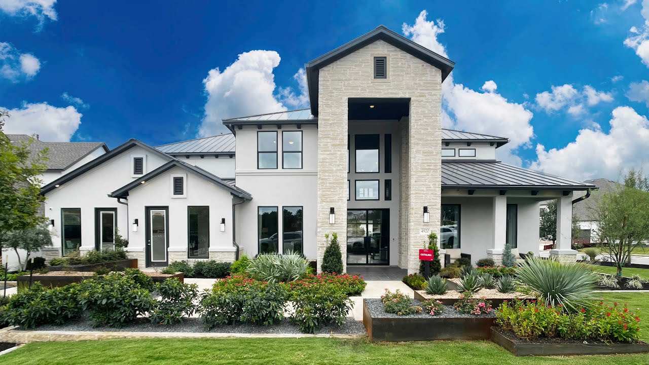 5200+ sq ft Catalina plan with Taylor Morrison Homes in the Travisso community in Leander, TX