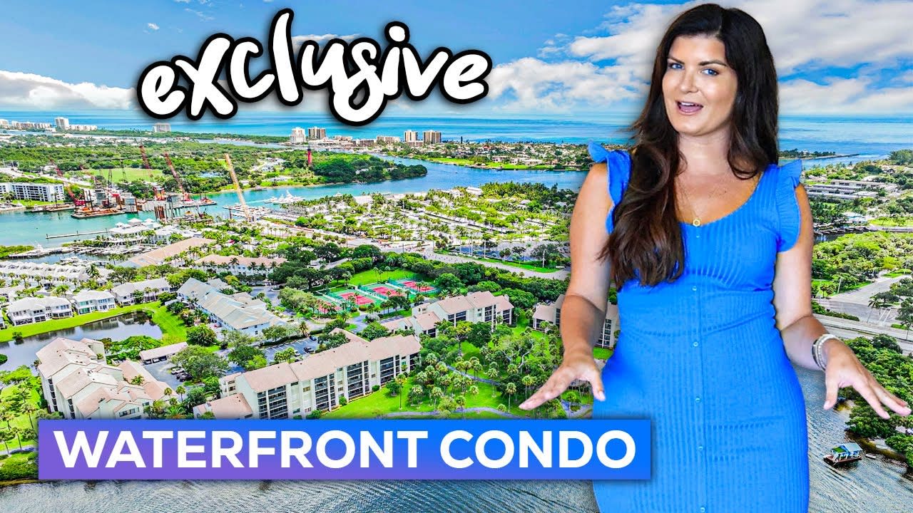 Jupiter Harbor Condo Tour - Waterfront & Gated Community - Perfect For Seasonal Floridians!