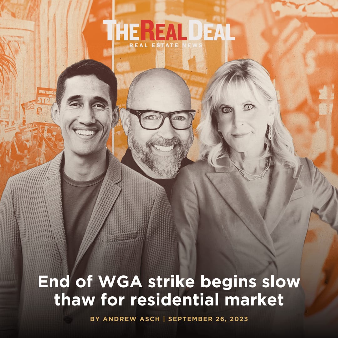 End of WGA strike begins slow thaw for residential market