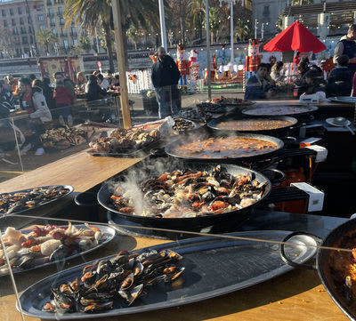 Barcelona Street Food - Seafood Paellas