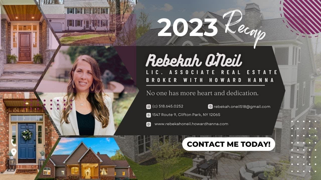 2023 Real Estate RECAP - Rebekah O'Neil, Licensed Associate Real Estate Broker with Howard Hanna