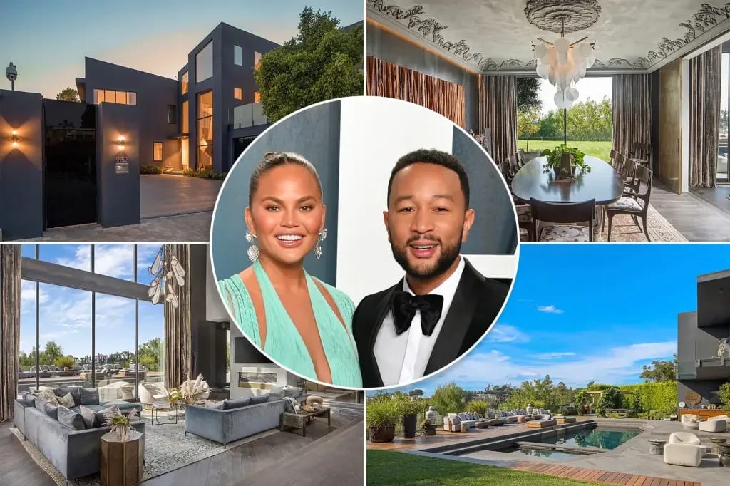 Chrissy Teigen and John Legend Unload $17M Beverly Hills Mansion