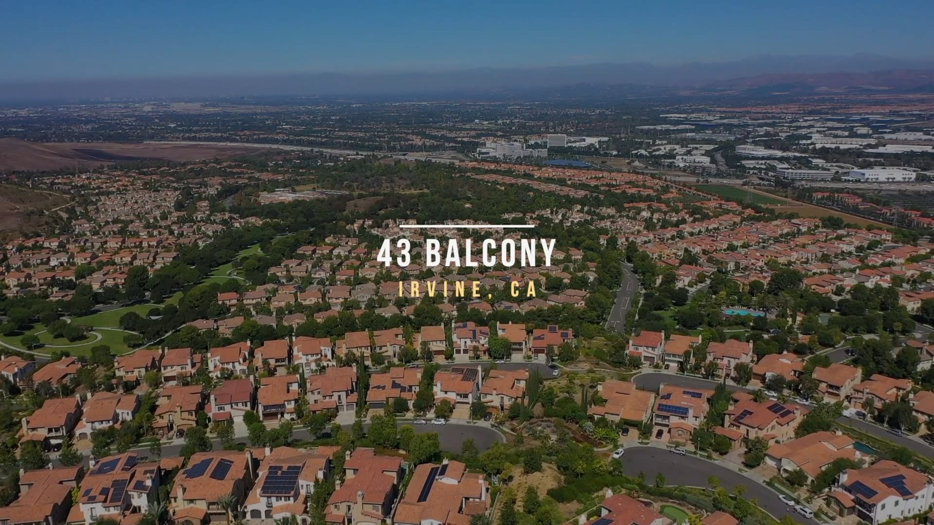 43 Balcony, Irvine