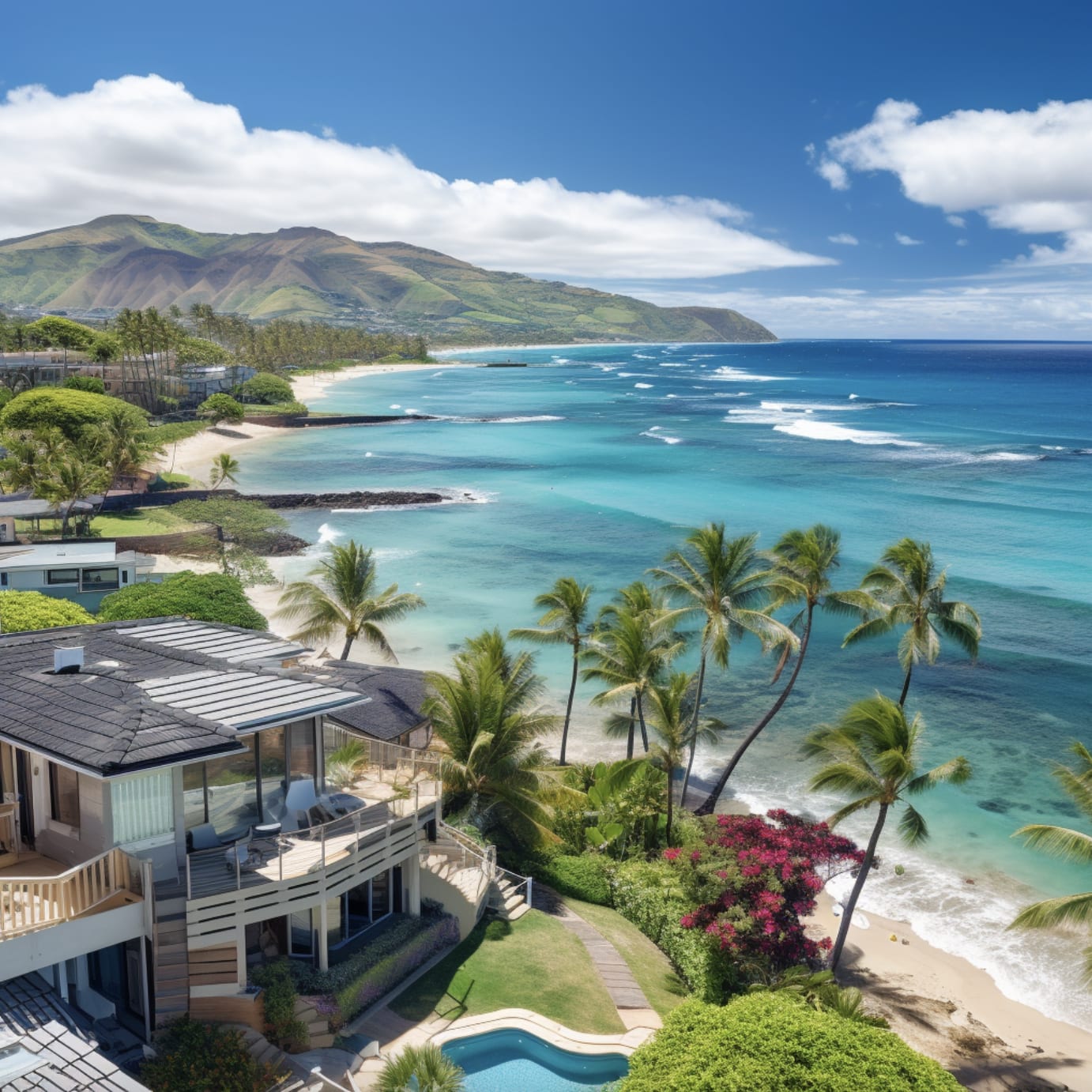 House on the Beach in Honolulu