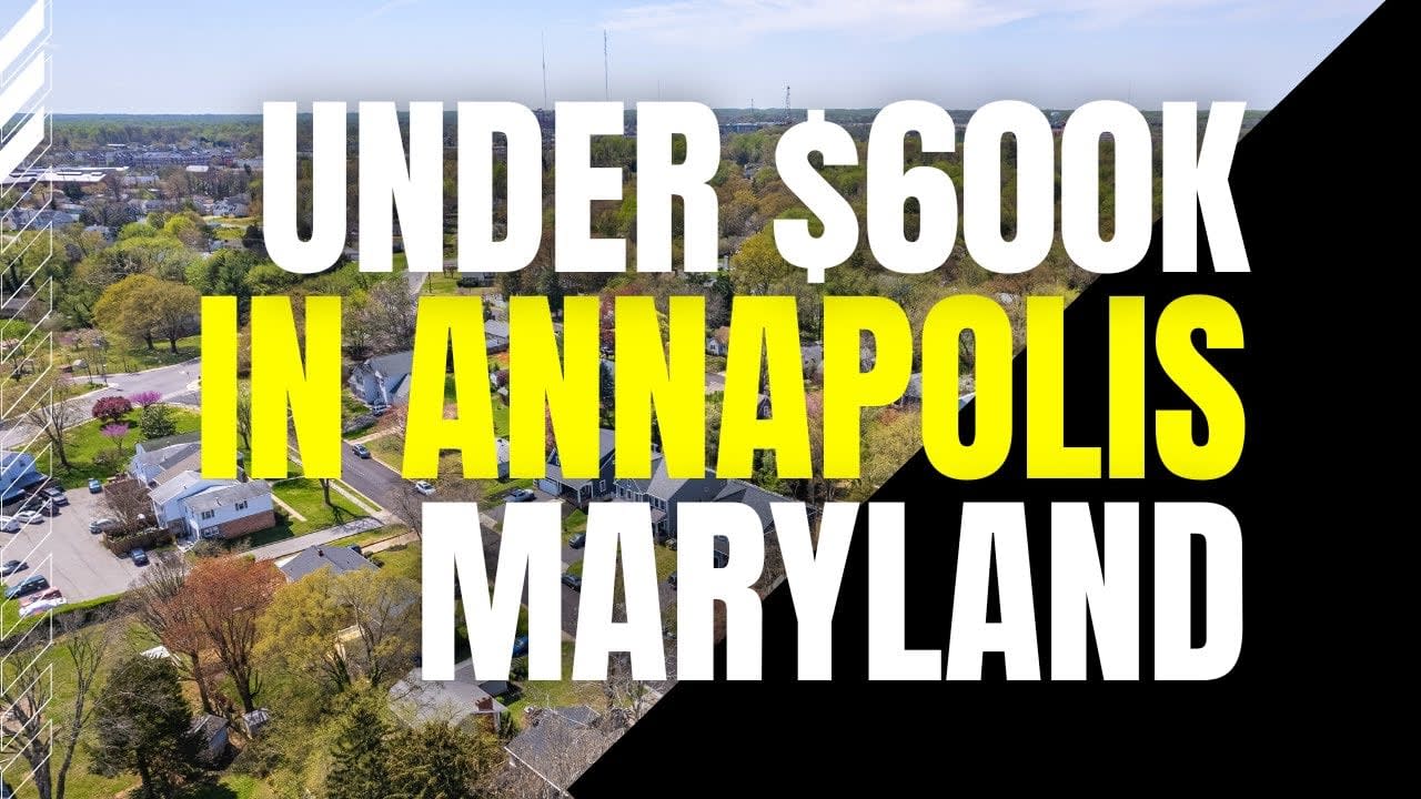 Under $600k In Annapolis, Maryland!