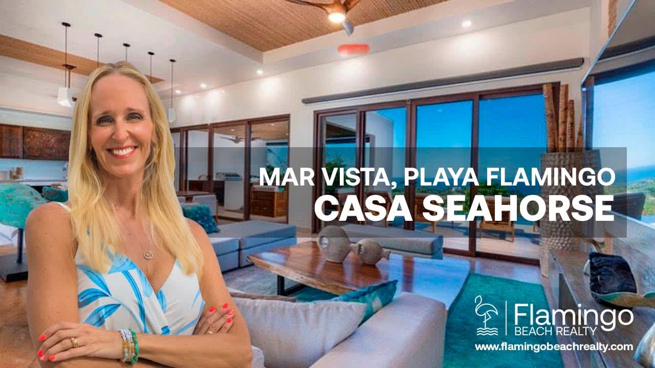Casa Seahorse | Ocean View Luxury Home in the Gated Community of Mar Vista, Playa Flamingo | $2.7M