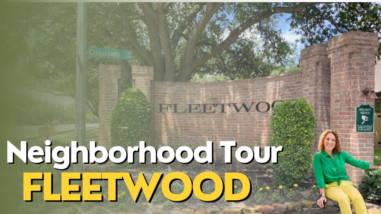 Driving through Houston Energy Corridor's Fleetwood neighborhood