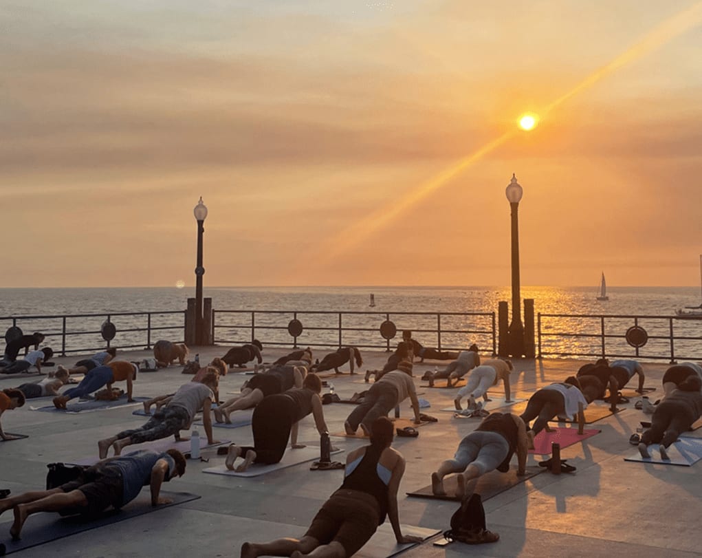 Yoga on the Pier