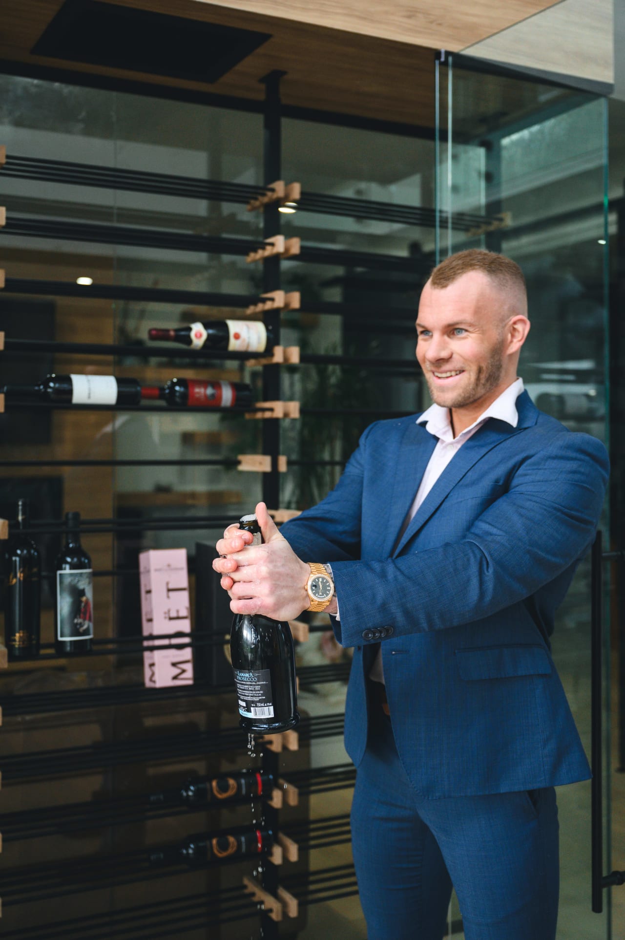 Spencer Rivers Popping Aspen Woods Wine Cellar