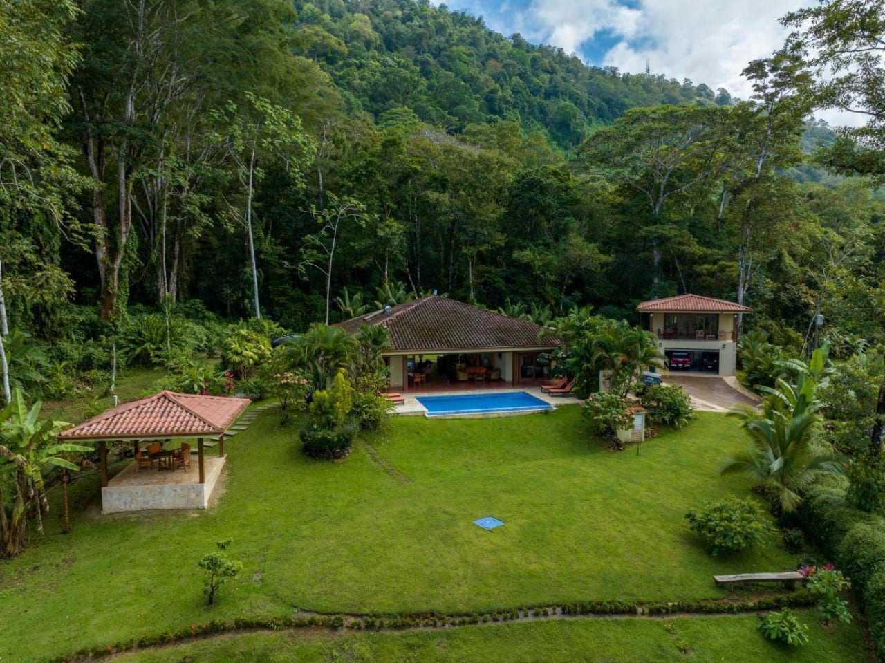 Ocean View Home With Rainforest Setting