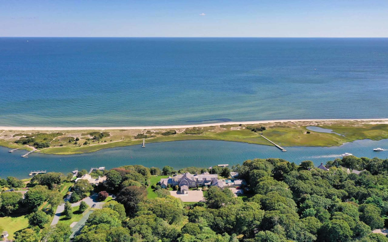 Osterville Cape Cod Estate Waterfront Water Views Dock Pool