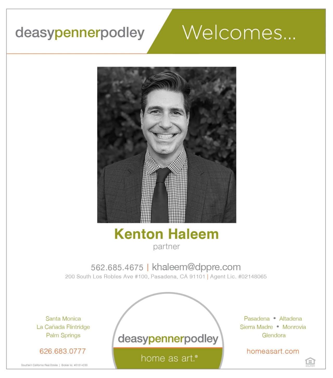 Deasy Penner Podley Welcomes Kenton Haleem