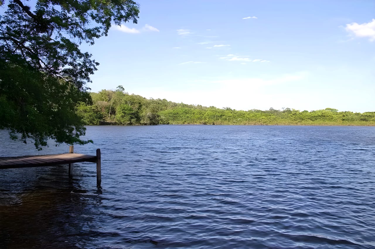 100 plus acre waterfront property on the east shores of Kate's Lagoon 