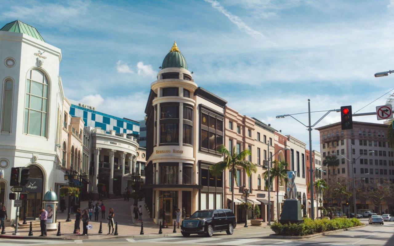 A stroll down Rodeo Drive in Beverly Hills 90210