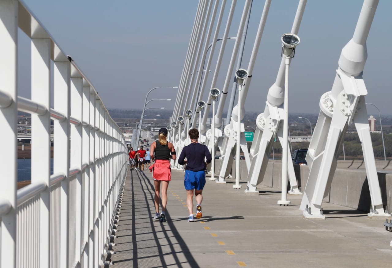 The Annual Cooper River Bridge Run in Charleston, SC