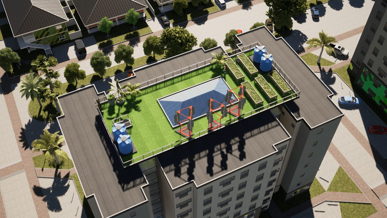 View of Stylish and Eco-friendly Penthouse Apartment in NoLIta