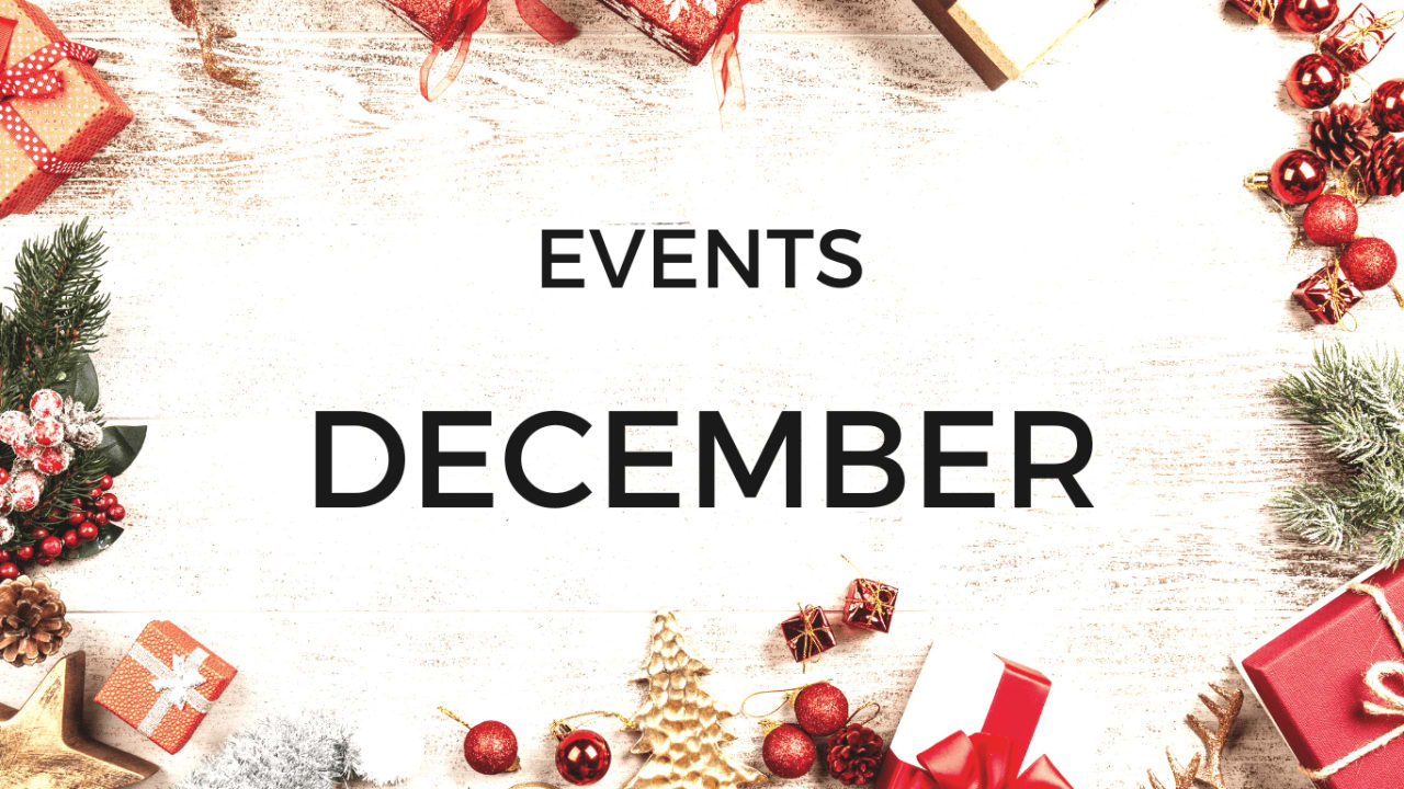 December Calendar of Events