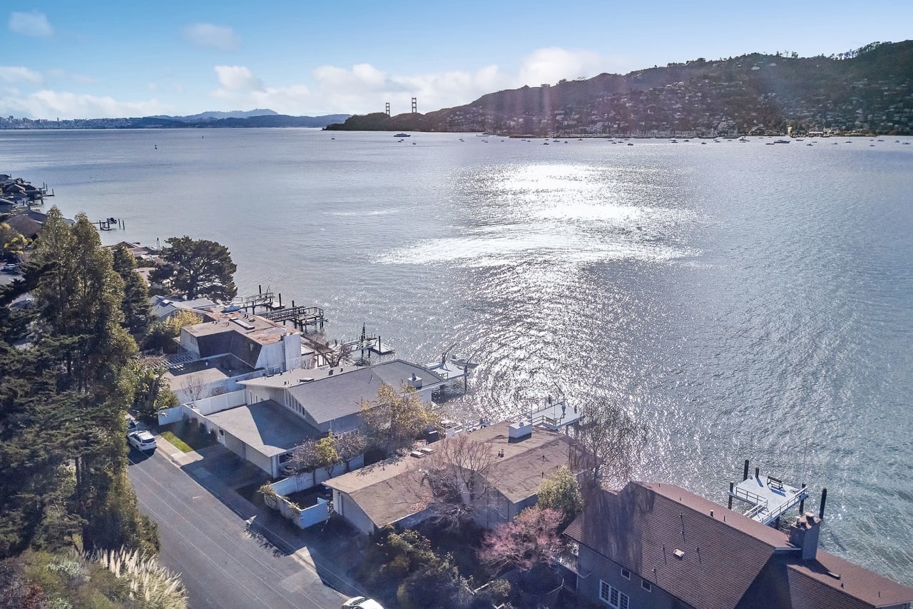 Waterfront Golden Gate View Home with Private Pier- Represented Buyer