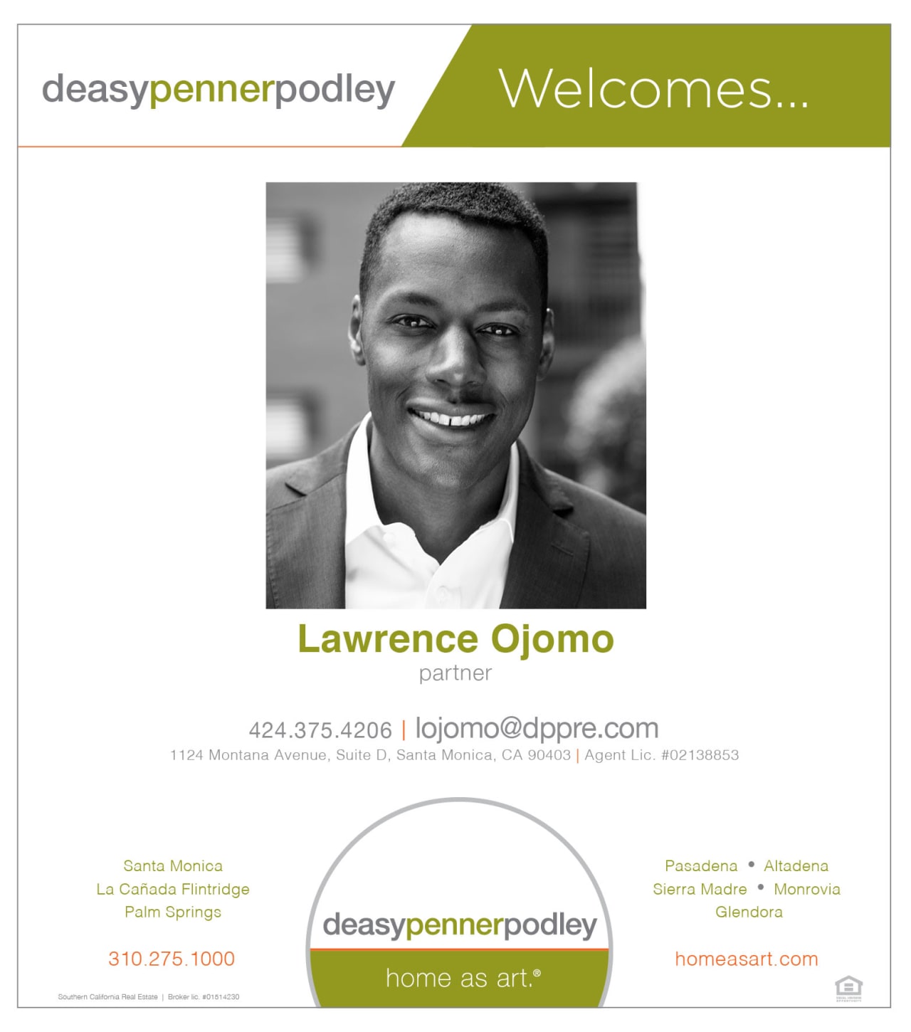 DPP Real Estate Welcomes Lawrence Ojomo