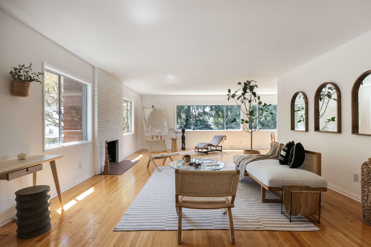 A Trophy Mid Century Duplex in Silver Lake