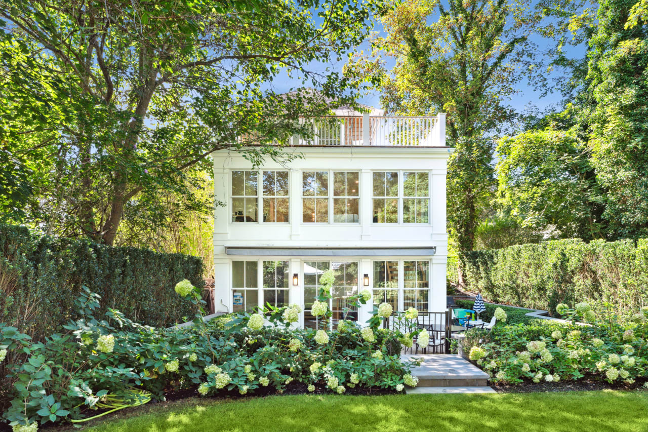 Sag Harbor Home, Asking $4.85M, Features Custom Designer Kitchen, Lush Backyard