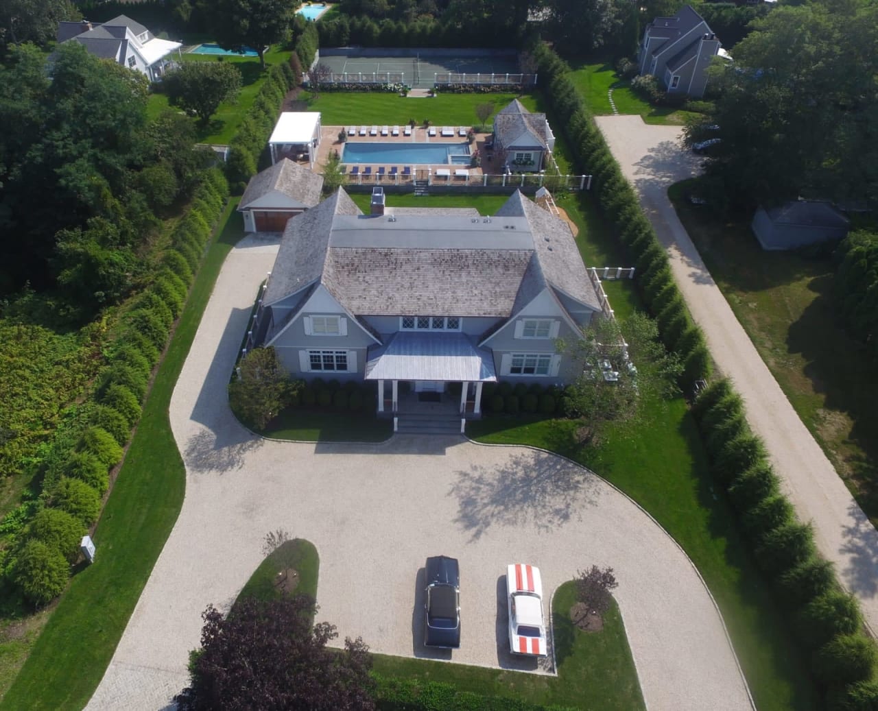 Custom Built Southampton Village Compound with Tennis