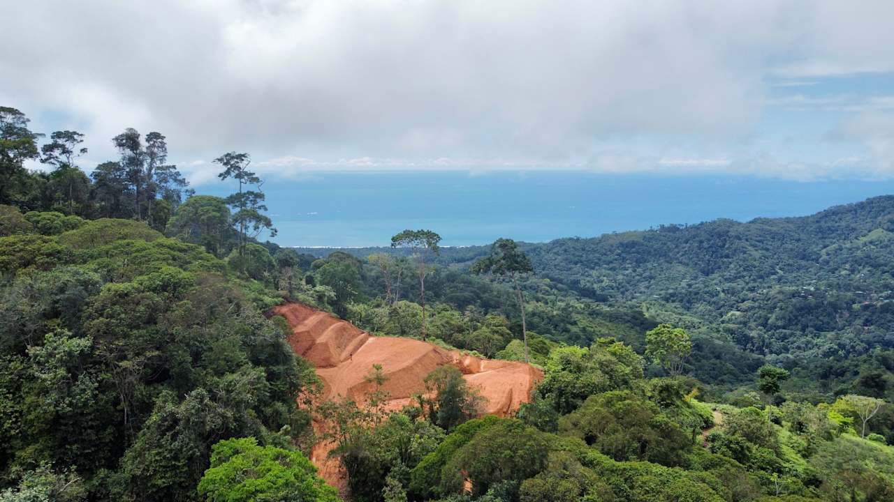 Costa Rica Ocean View Lots for Sale Uvita Mountain Top Developmen