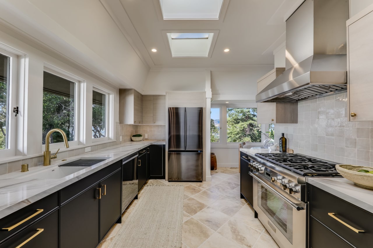 Stylish and Renovated with Sweeping Views Across the Bay