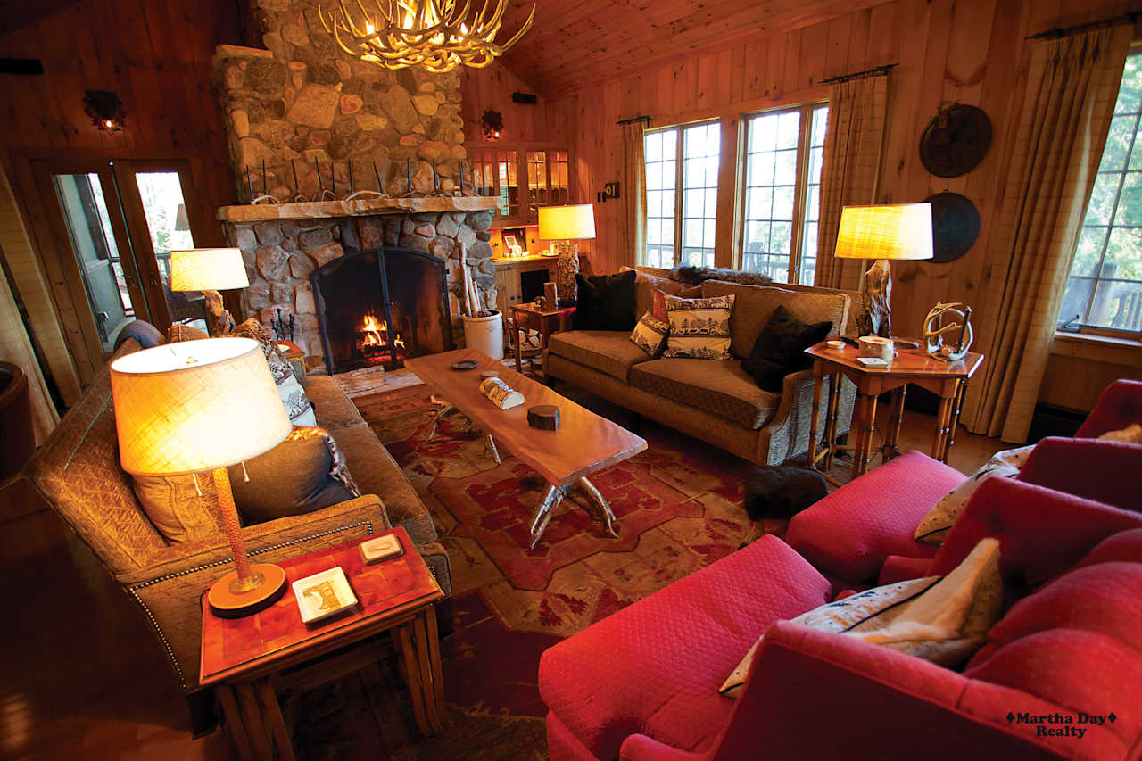 Woodlands Lodge on Rainbow Lake, Adirondacks New York