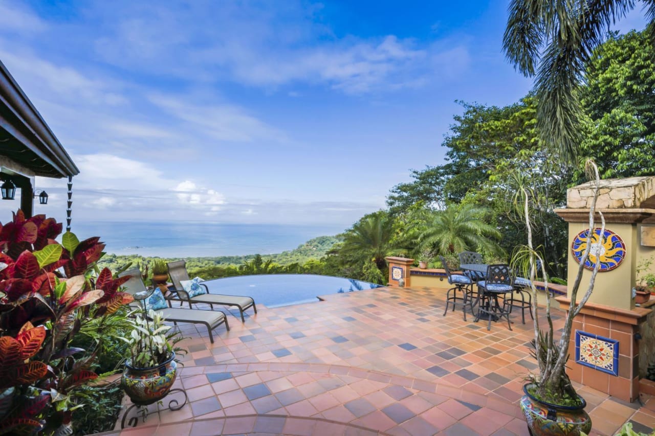 Dominical/Uvita Stunning Spanish Villa Estate on 1.4 acres with Ocean Views for Miles Dominical