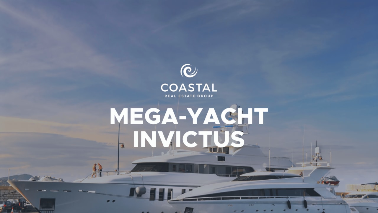 Mega yacht Invictus sails into Newport Harbor yesterday Coastal