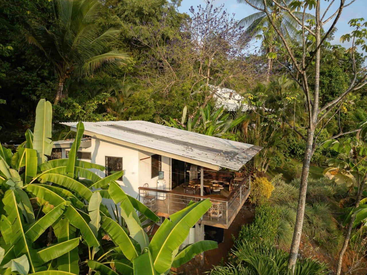 Ocean and Sunset View Home and Guest House near Dominical – 6.3 Acres