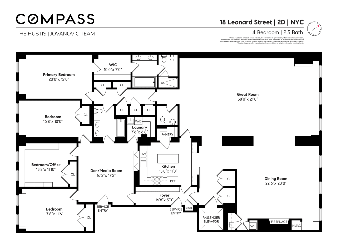 18 Leonard Street Unit: 2D