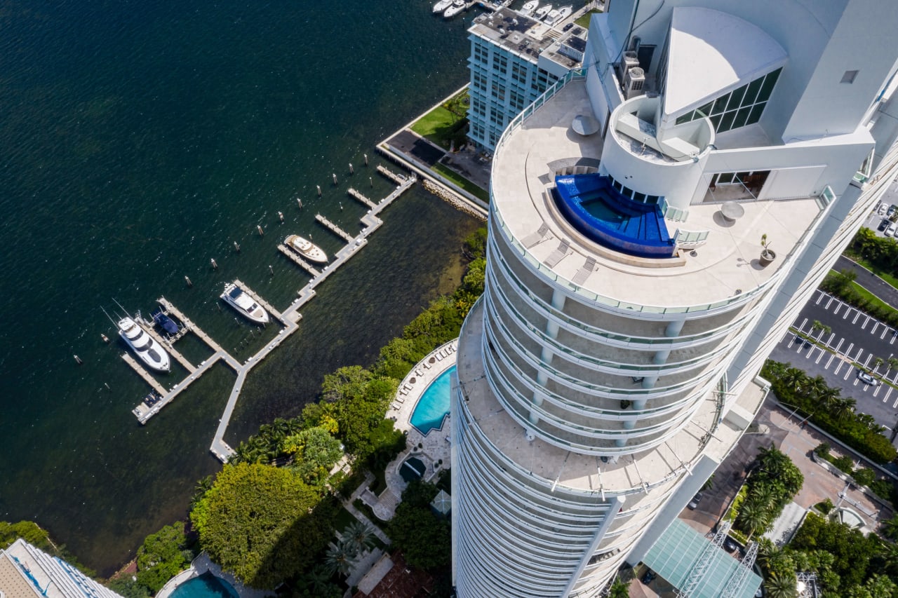 Santa Maria Brickell Duplex PH with Boat Dock