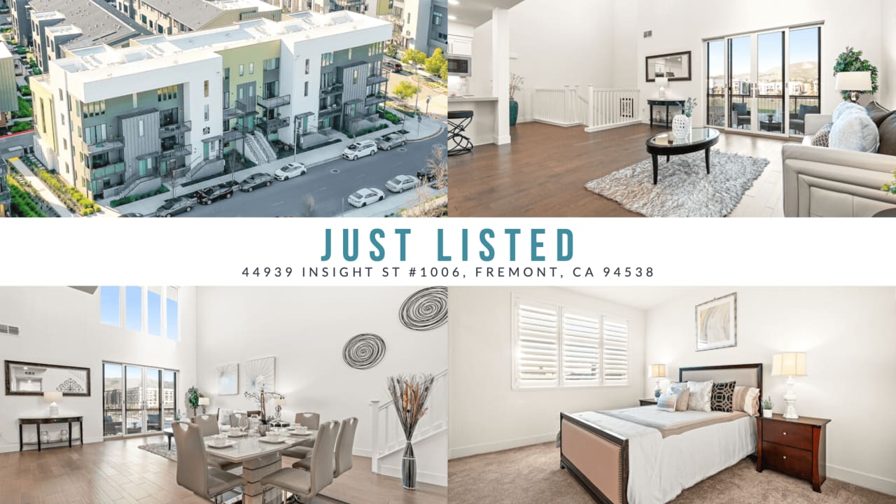 Just Listed: 44939 Insight St #1006, Fremont, CA 94538