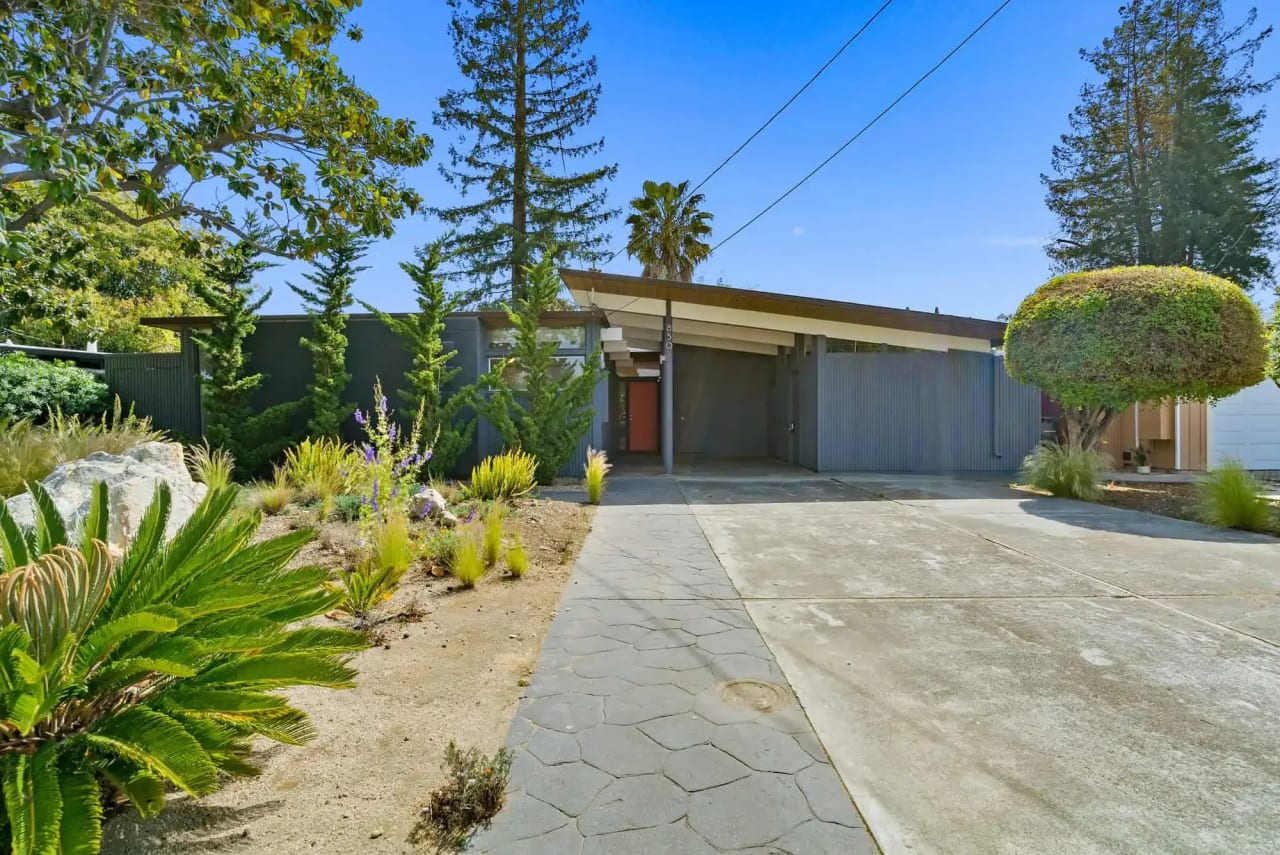 Video Tour of Carport Atrium Eichler Home for Sale