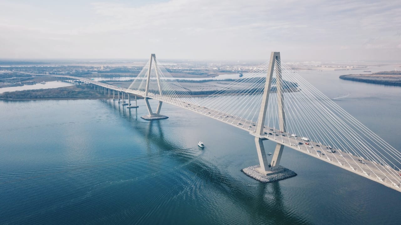 The Annual Cooper River Bridge Run in Charleston, SC