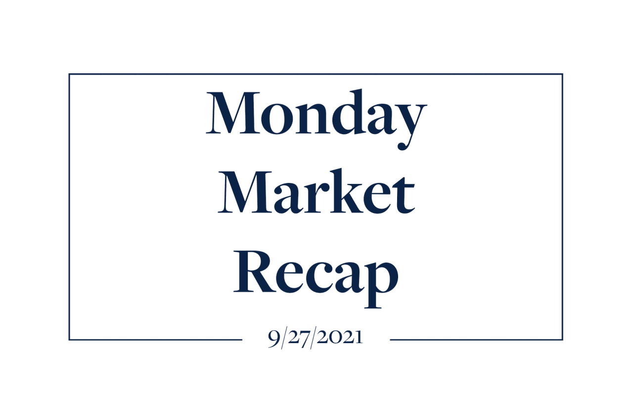 Monday Market Update